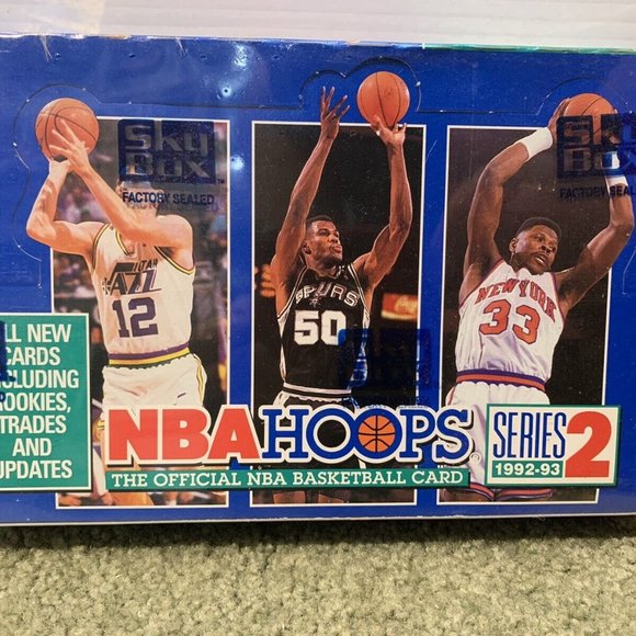 SKY BOX 1992-1993 SERIES 2 [FACTORY SEALED] 36 PACK BOX NBA HOOPS Best Price! $$ - Picture 1 of 5